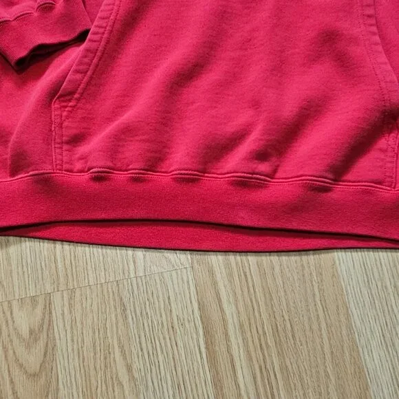 Vintage  Red Stussy graffiti logo "1980" pullover hoodie mens XL Made in USA - Picture 3 of 12